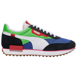 Men's - PUMA Future Rider - Black/Fluro Green/Dazzling Blue