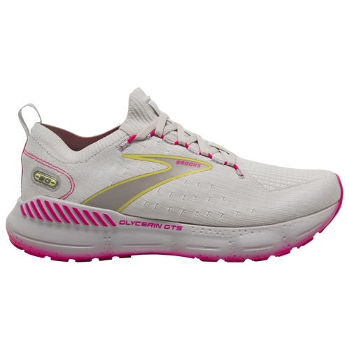 

Brooks Glycerin Stealthfit GTS 20 - Womens Yellow/Pink/Grey Size 7.0