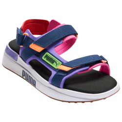 Women's - PUMA Rider Sandal - Luminous Purple/Dark Denim/White