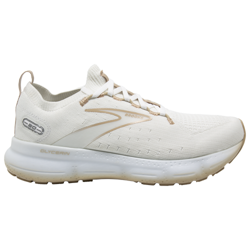 

Brooks Womens Brooks Glycerin Stealthfit 20 - Womens Shoes White/Khaki Size 07.5