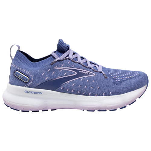 

Brooks Glycerin Stealthfit 20 - Womens White/Pastel Lilac/Blue Size 10.0