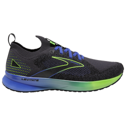 Men's - Brooks Levitate Stealthfit 5 - Ebony/Gecko/Dazzling Blue