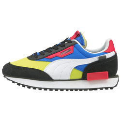 Boys' Grade School - PUMA Future Rider - Black/Yellow/Blue