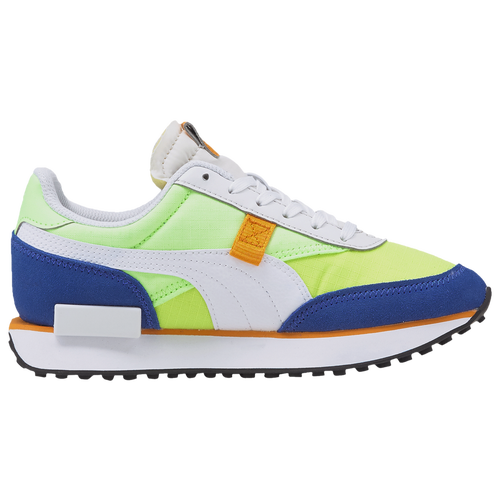 

PUMA Boys PUMA Future Rider Play On - Boys' Grade School Shoes White/Yellow/Blue Size 04.0