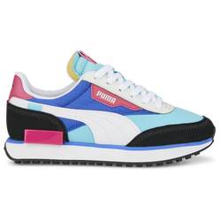 Boys' Grade School - PUMA Future Rider Play On - Puma White/Hero Blue