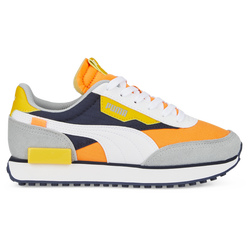 Boys' Grade School - PUMA Future Rider Play On - Ultra Orange/Puma White