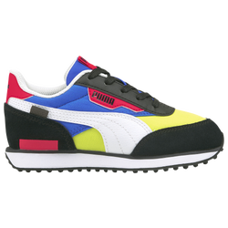 Boys' Preschool - PUMA Future Rider - Noir/Yellow/Blue