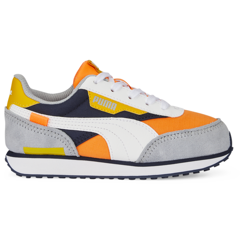 

PUMA Boys PUMA Future Rider Play On - Boys' Preschool Running Shoes Ultra Orange/Puma White Size 12.0