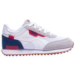 Boys' Preschool - PUMA Future Rider - Grey Violet/White/Dark Denim