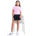 adidas Foil Lace Trefoil T-Shirt - Adidas Light Pink/Silver