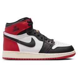 Boys' Grade School - Jordan Retro 1 High OG - Black/White/Red