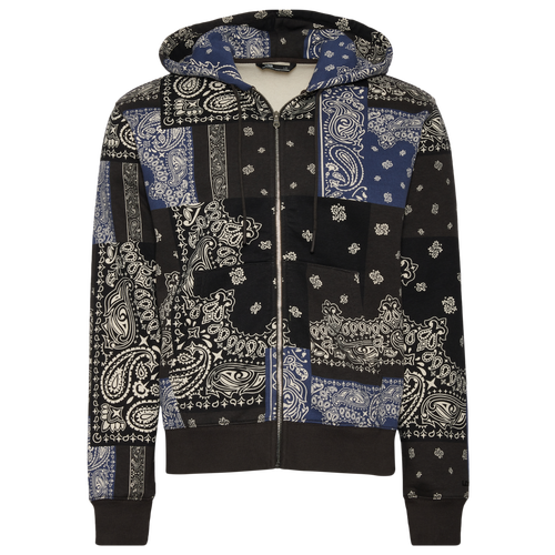 MENS - LCKR Phader Fleece Full-Zip Hoodie - Multi/Bristol Black