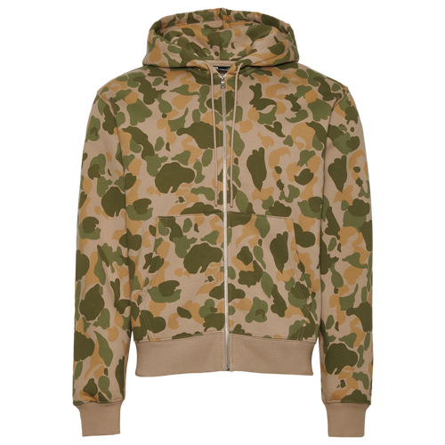 

LCKR Mens LCKR Phader Fleece Full-Zip Hoodie - Mens Duck Camo/Camo Size 3XL