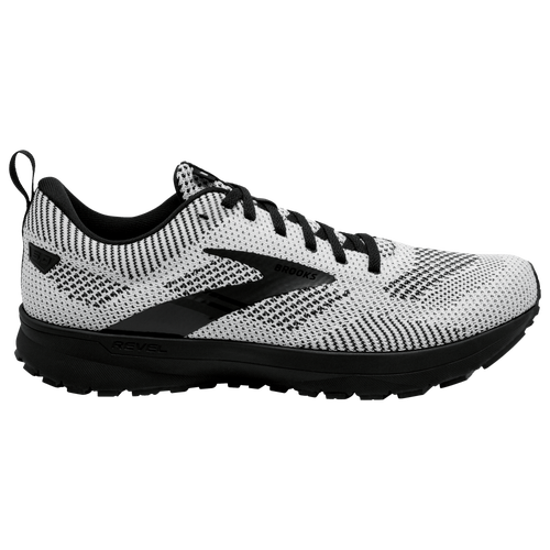 

Brooks Mens Brooks Revel 5 - Mens Running Shoes White/Black Size 09.5