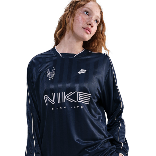  - Nike NSW Long Sleeve Jersey - Navy/Pink