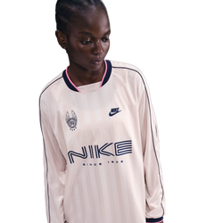 Women's - Nike NSW Long Sleeve Jersey - Navy/Pink