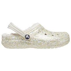 Girls' Infant - Crocs Classic Lined Clogs - Stucco/Stucco