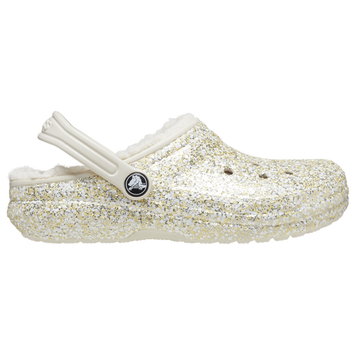 Shop Crocs Girls Infant   Classic Lined Clogs In Stucco/stucco