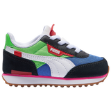 Black/Fluro Green/Dazzling Blue - Puma Tdb Future Rider-bk/gn/bl