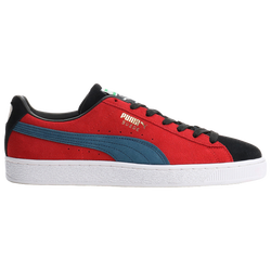 Men's - PUMA Suede Classic XXI - Black/Blue/Red