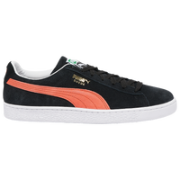 Puma suede cheap orange black