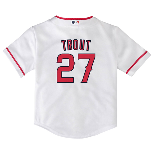 Nike Kids' Boys Mike Trout Angels Replica Player Jersey In White