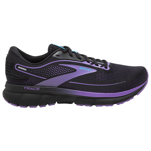 

Brooks Trace 2 - Womens Black/Ebony/Bellflower Size 8.5