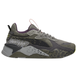 Boys' Grade School - PUMA RS-X - Gray/Green