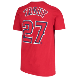 Boys' Grade School - Nike Angels Player Name & Number T-Shirt - Red