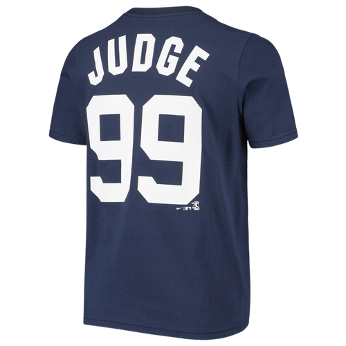 

Nike Boys Aaron Judge Nike Yankees Player Name & Number T-Shirt - Boys' Grade School Navy Size M