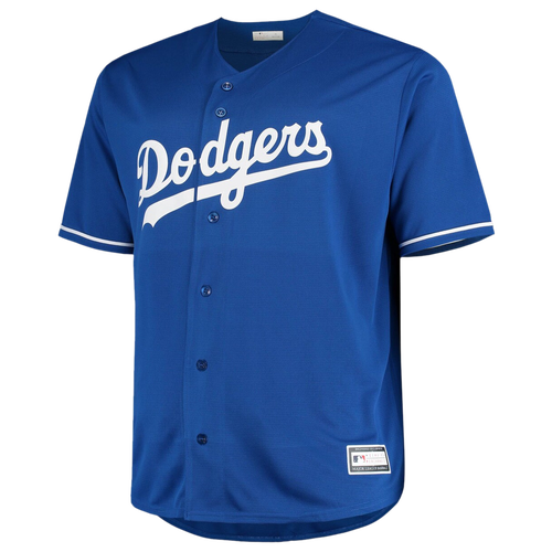 Shop Profile Mens  Dodgers Big & Tall Replica Jersey In Royal/royal