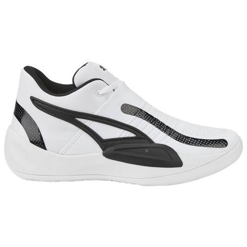 

PUMA Mens PUMA Rise Nitro - Mens Basketball Shoes Puma White/Puma Black Size 10.0