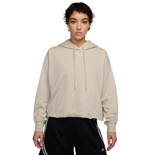 WOMENS - Nike Aja Dri-FIT Signature Hoodie - Tan