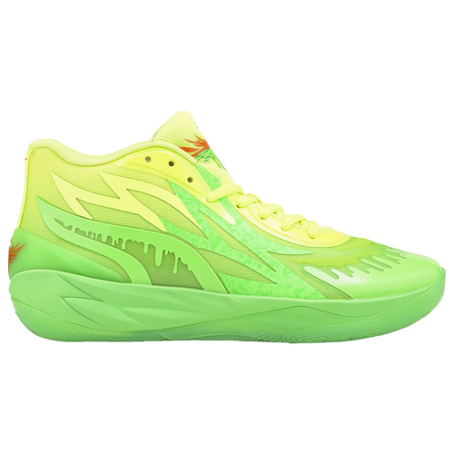 

PUMA Mens PUMA MB2 x Slime - Mens Basketball Shoes Green/Yellow Size 11.5