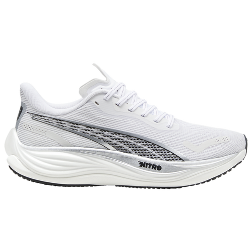

PUMA Mens PUMA Velocity Nitro 3 - Mens Running Shoes Black/Silver/White Size 13.0