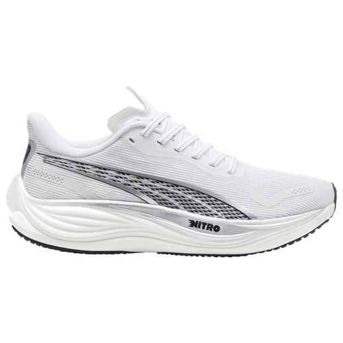 Shop Puma Mens  Velocity Nitro 3 In Black/silver/white