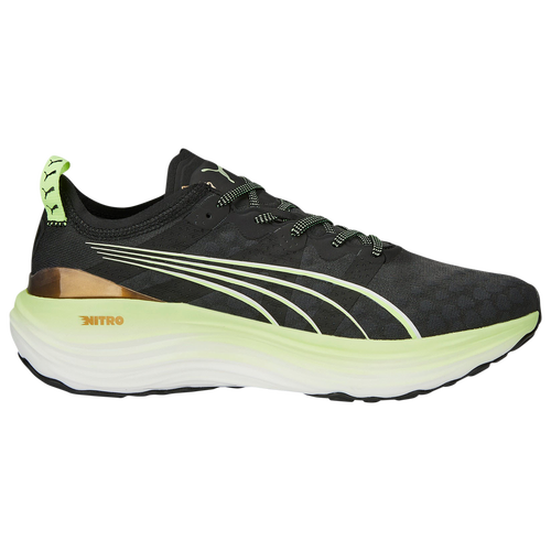 

PUMA Mens PUMA Foreverrun Nitro - Mens Shoes Black/Green Size 07.5