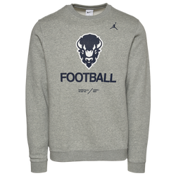 Men's - Jordan Howard University Club Fleece Crew - Grey/Navy