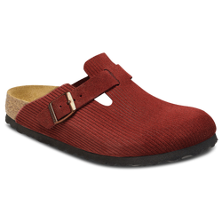 Women's - Birkenstock Boston Corduroy Sandals  - Sienna Red