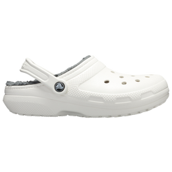 Men's - Crocs Classic Lined Clogs - White/Grey