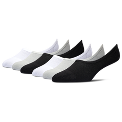 Women's - CSG Mesh Footie Socks 6 Pack  - Black/White/Gray
