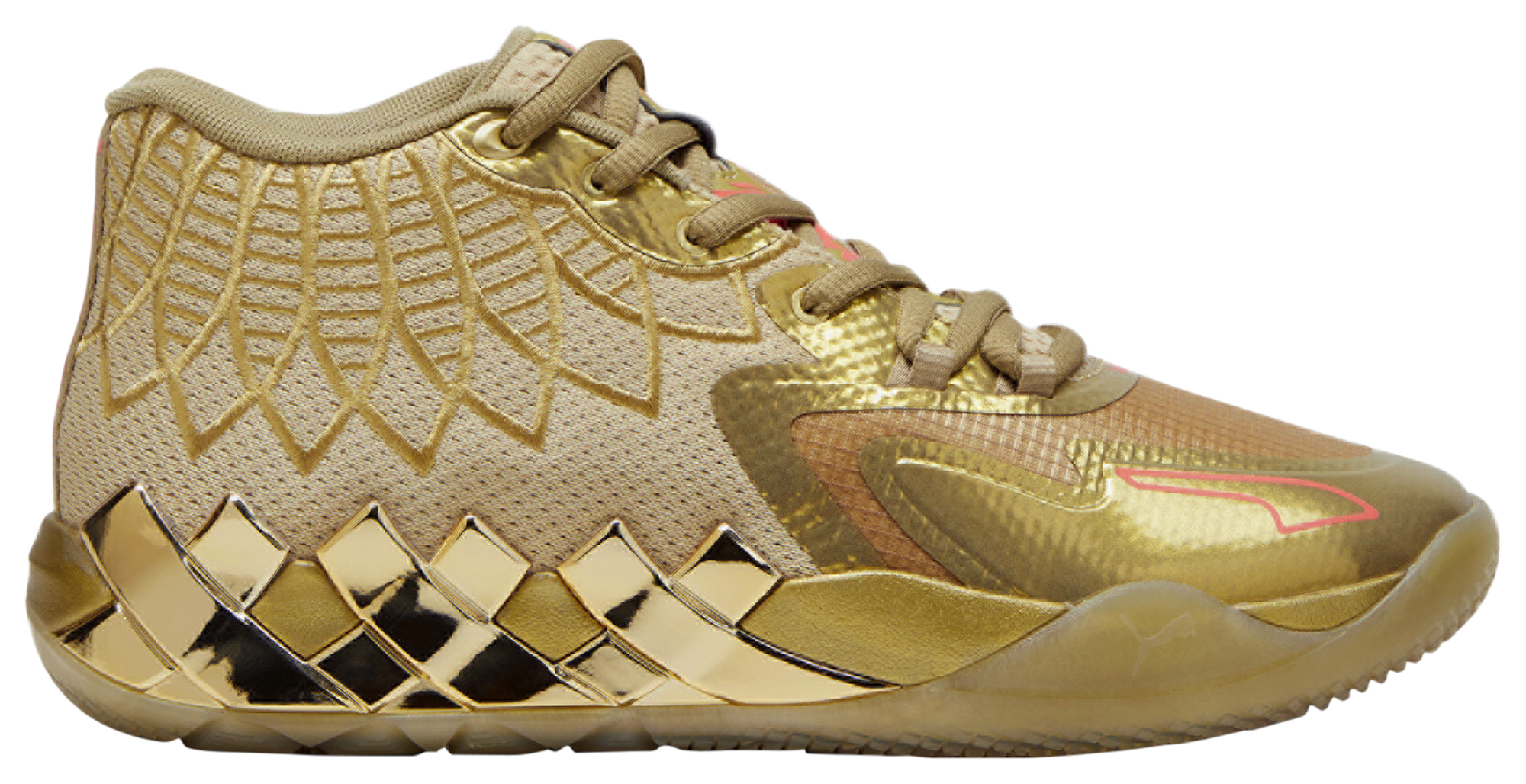 Gold basketball outlet shoes