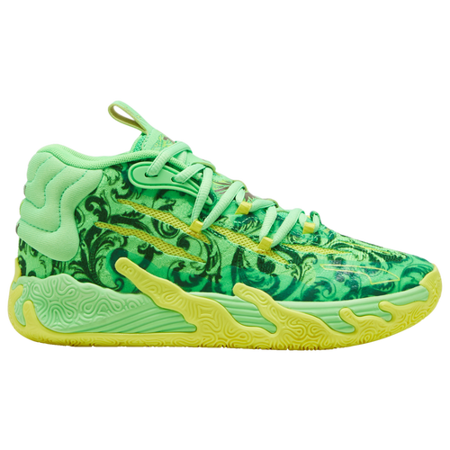 

Boys PUMA PUMA MB.03 La France - Boys' Grade School Basketball Shoe Green Size 06.0