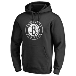 Men's - Fanatics Nets NUT Primary Logo Pullover Hoodie - Black