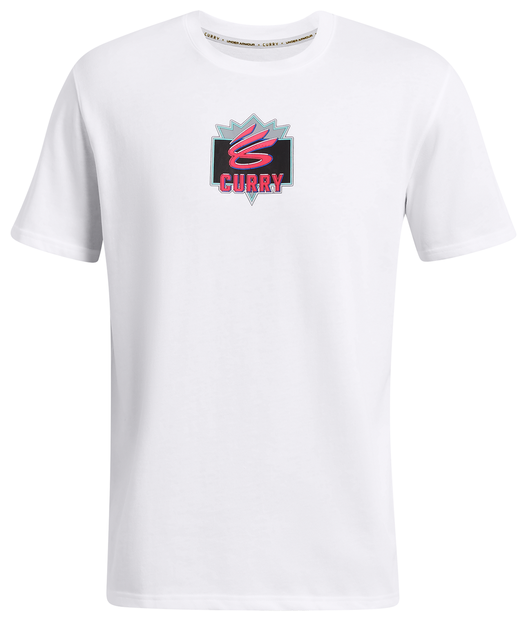 Under Armor Curry Champ Mindset Tee White [1383382-100] 