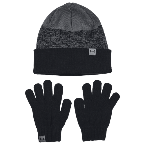 

Boys Under Armour Under Armour Beanie & Glove Combo - Boys' Grade School Black/Pitch Gray/Black Size One Size