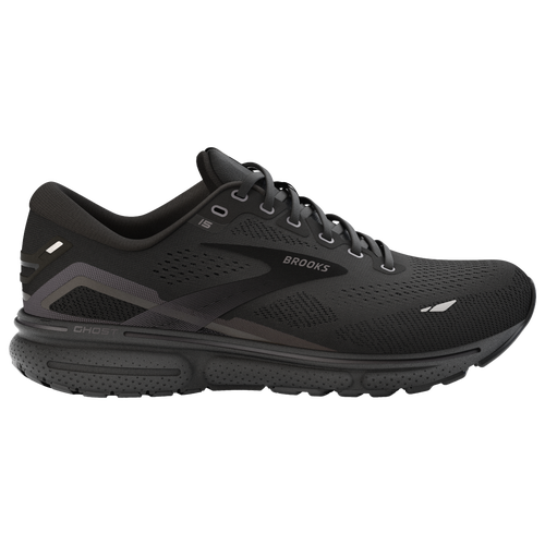 Shop Brooks Womens  Ghost 15 In Black/black/black