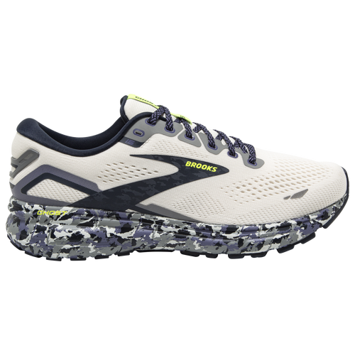 WOMENS - Brooks Ghost 15 - Whisper White/Nightlife Eclipse