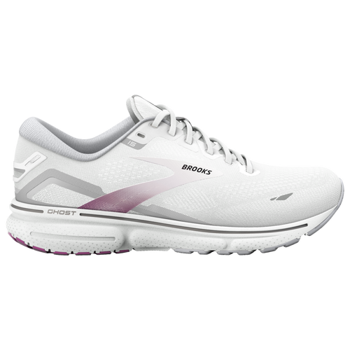 Shop Brooks Womens  Ghost 15 In White/ebony/oyster