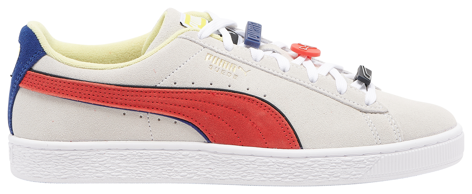 puma suede red blue